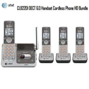   AT&T CL82201 DECT 6.0 2 Handset Cordless Phone HD Bundle Electronics