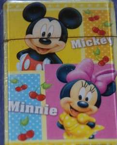 Disney Mickey & Minnie Mouse Playing Poker Cards Yellow  