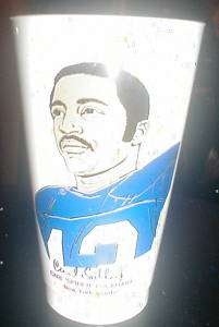 NY Giants Carl Spider Lockhart 7/11 plastic cup  