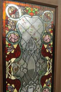 Leaded Glass Door Insulated with Safety Glass 4 Seasons  