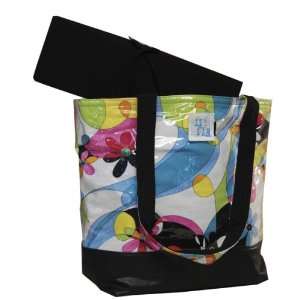  Madison Tote Diaper Bag in Flower Power Baby