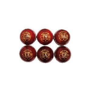    Club Play Leather Cricket Ball (6 Balls)