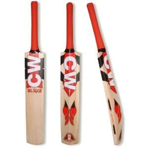  CW Hitech Kashmir Willow Cricket Bat, Short Handle, Full 