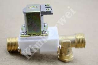 Electric Solenoid Valve for Water Air N/C 12V DC 1/2  