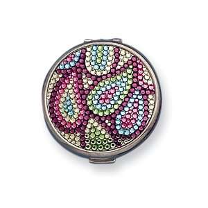  Multi color Swarovski Crystal Compact Mirror Jewelry