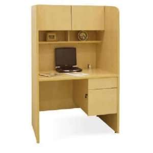   Cubicle Workstation, with Overhead and Filing, 24 x 42 Cubicle