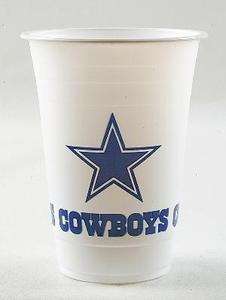   COWBOYS ~ Lot of (96) Plastic Party Beer Drink Cups ~ New  