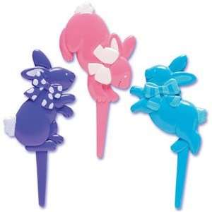 Jumping Bunnies Cupcake Toppers   24 Picks   Eligible for  Prime 