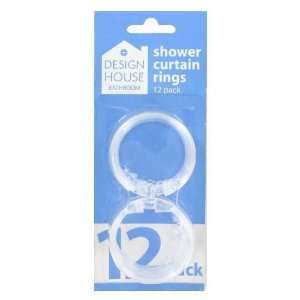  12Pcs Shower Curtain Rings Case Pack 36