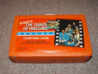 1981 ERTL Dukes of Hazzard & A Team Car Lot with Case  