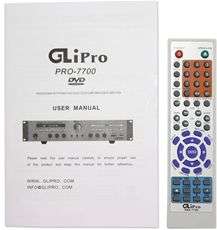 GLI PRO 7700 Karaoke Receiver/Amplifier DVD/CDG/USB/Tuner 800x2 Watt 3 