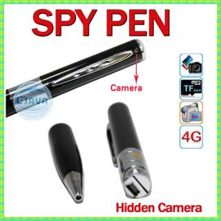   Mini Hidden Spy Pen Camera Video Recorder Camcorder DVR w/ 4G TF Card
