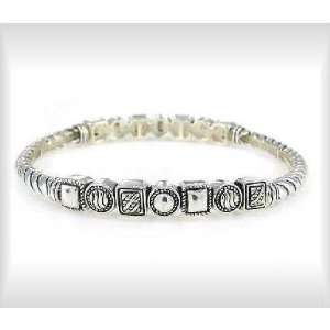  Bracelet David Yurman Look Stretch Twist with Random 