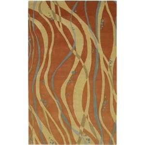   Tangerine Contemporary Rug Size Scatter 2 x 3 Furniture & Decor