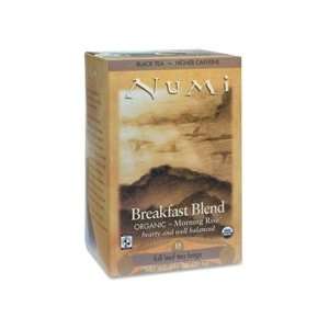 NUMI Organic Tea Products   Black Tea, Organic, 18 Bags/BX, Breakfast 