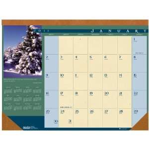 House of Doolittle Landscapes Desk Pad Calendar 12 Months January 2011 
