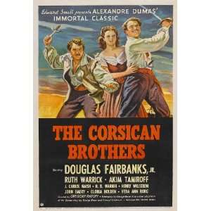   27x40 Douglas Fairbanks Jr. Akim Tamiroff Ruth Warrick