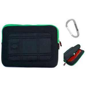 Green Laptop Bag for 10 inch Gigabyte Technology   T1005M Netbook + An 