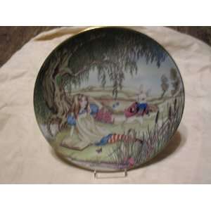  Alice and the White Rabbit Collectors Plate Everything 