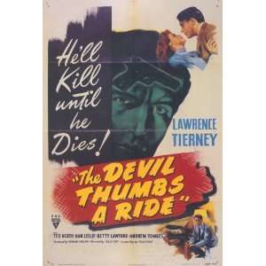  The Devil Thumbs a Ride (1947) 27 x 40 Movie Poster Style 