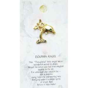   Meow Thoughtful Little Angel 564 Dolphin Angel Pin 