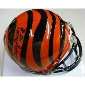  Anthony Munoz Autographed Mini Helmet   HOF Sports 
