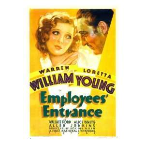 Employees Entrance, Loretta Young, Warren William, 1933 