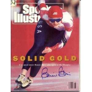  Bonnie Blair Autographed Sports Illustrated Magazine 