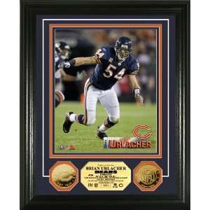 Brian Urlacher 24KT Gold Coin Photo Mint