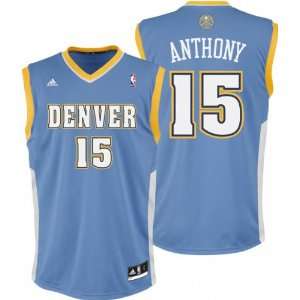 Carmelo Anthony Light Blue Adidas 2010 Revolution 30 NBA Replica 