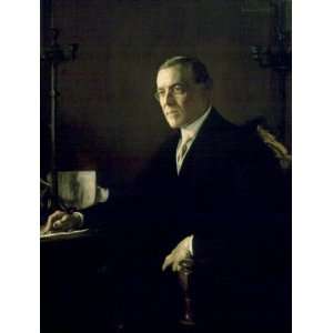   Charles Tarbell   24 x 32 inches   Woodrow Wilson