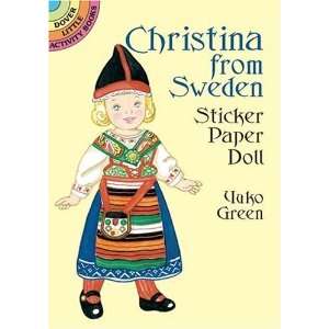  Christina from Sweden Sticker Paper Doll (Dover Little 