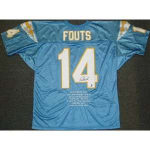Dan Fouts Autographed Jersey