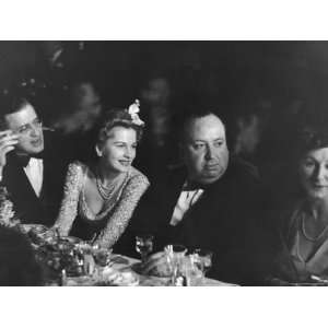  David O. Selznick,Joan Fontaine, and Alfred Hitchcock and 