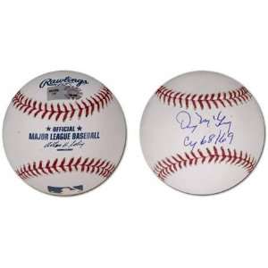 Denny Mclain Autographed Baseball  Details 68 69 CY Inscription