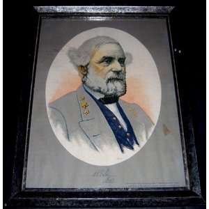  2 Small Robert E. Lee Portraits By artist Donald E. Cook 