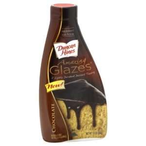 Duncan Hines Amazing Glazes Dessert Topping, Chocolate 10 Oz  5 Packs