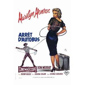  Bus Stop (1956) 27 x 40 Movie Poster French Style A