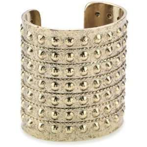  Low Luv by Erin Wasson Gold Plated Large Gladiator Cuff 