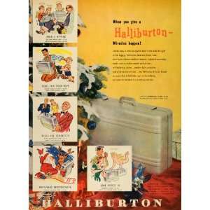  1947 Ad Erle P Halliburton Inc Aluminum Travel Cases 