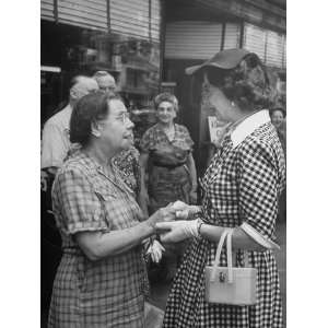  Nancy Kefauver, Wife of Sen. Estes Kefauver Shaking Hands 