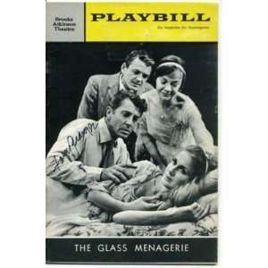 Farley Granger The Glass Menagerie Rare Signed Playbill   Sports 