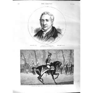  1881 GEORGE STEPHENSON JOHN LUCAS HORSE GUARDS LONDON 