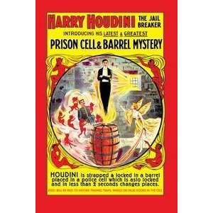  Vintage Art Harry Houdini   The Jail Breaker   14698 2 