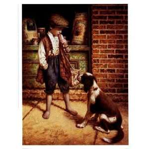 Shoeshine Boy Jim Daly. 13.00 inches by 17.00 inches. Best Quality 