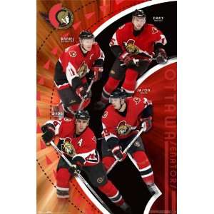   Heatley, Jason Spezza, Wade Redden) Sports Poster Prin