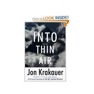  Into Thin Air Jon Krakauer Books