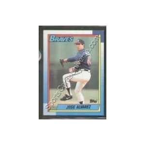  1990 Topps Regular #782 Jose Alvarez, Atlanta Braves 
