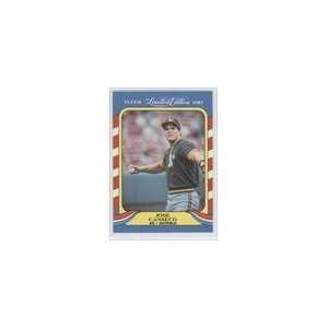  1987 Fleer Limited Edition #6   Jose Canseco Sports Collectibles