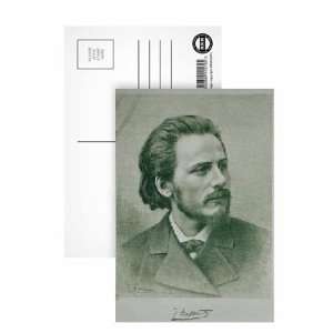 Jules Emile Massenet (1842 1912) (litho) by Ernesto Fontana   Postcard 